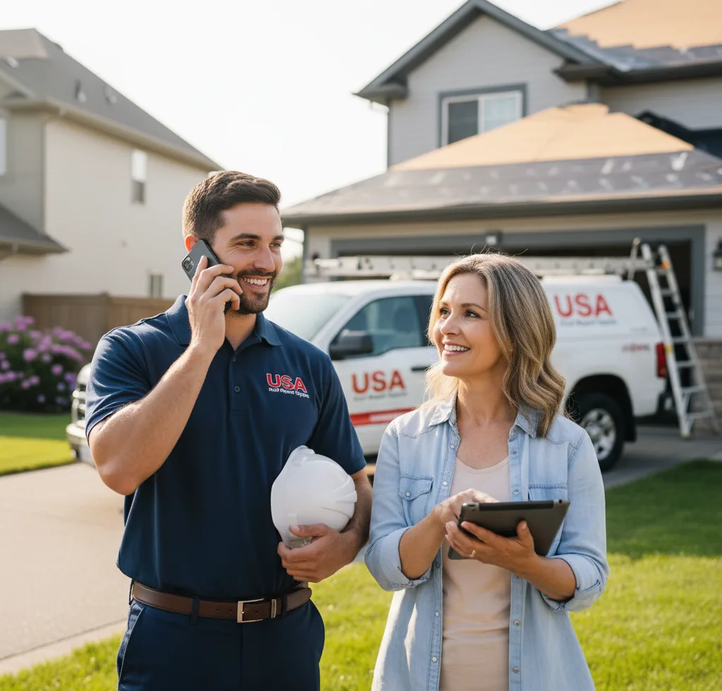 USA Roof Repair Experts customer support in White Haven